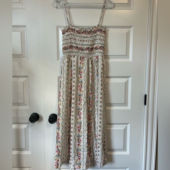NWT RESA | Ashley Charleston Floral Smocked Midi Dress | Size Large - Picture 2 of 8